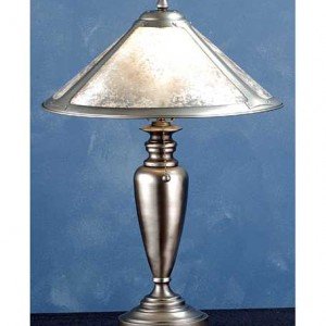 Van Erp Cone Spun Pewter Table Lamp