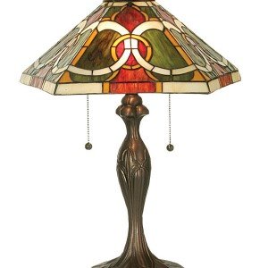 Colorful Moroccan Tiffany Stained Glass Table Lamp