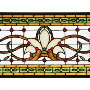 Fairy Tale Transom Tiffany Stained Glass Panel