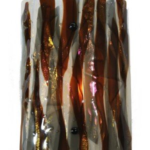 Marina Contemporary Tiffany Fused Glass Sconce Light