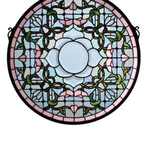 Tulip Bevel Tiffany Stained Glass Window Panel