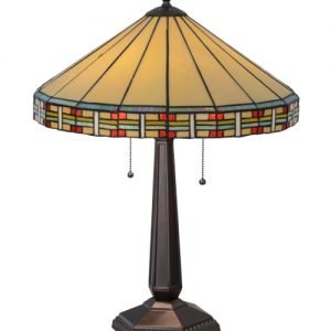 Arizona Southwestern Tiffany Stained Glass Table Lamp